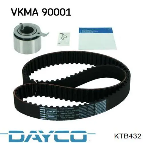 ГРМ ремни, комплект Dayco KTB432 цена, от 28.19 USD