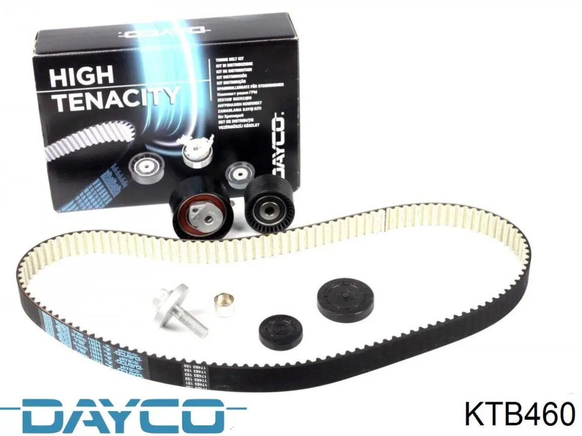 Ремень ГРМ, комплект Dayco KTB460