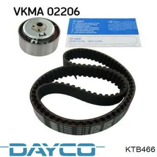 ГРМ ремни, комплект Dayco KTB466 цена, от 38.75 USD