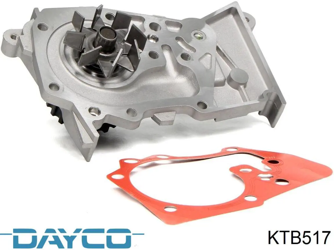 Ремень ГРМ, комплект Dayco KTB517