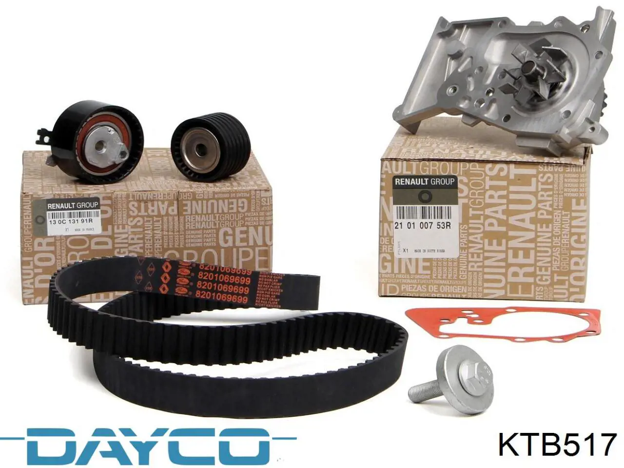 Купить KTB517 Dayco Комплект ГРМ