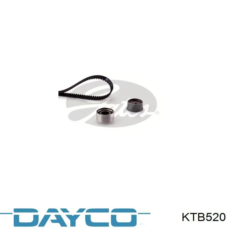 KTB520 Dayco correia do mecanismo de distribuição de gás, kit