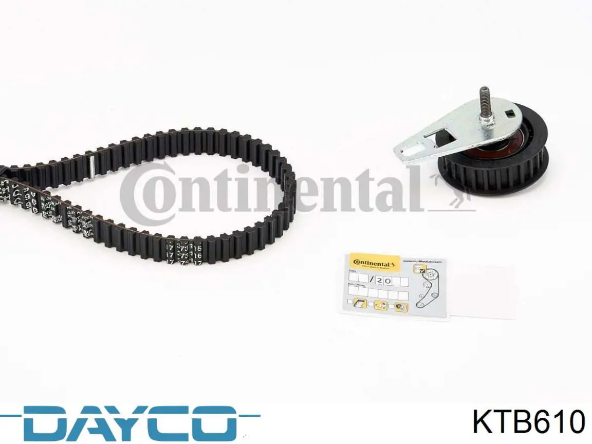 ГРМ ремни, комплект Dayco KTB610 цена, от 68.23 USD