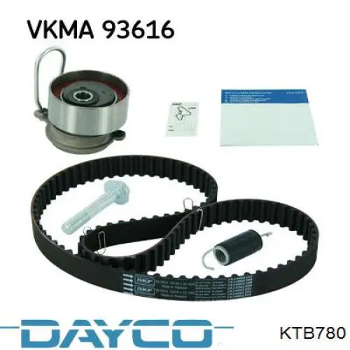 ГРМ ремни, комплект Dayco KTB780 цена, от 67.64 USD