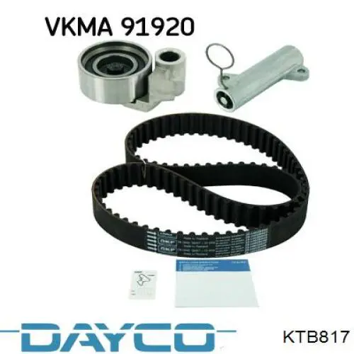 KTB817 Dayco correia do mecanismo de distribuição de gás, kit