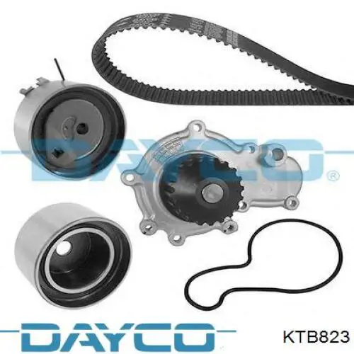 ГРМ ремни, комплект Dayco KTB823 цена, от 125.49 USD