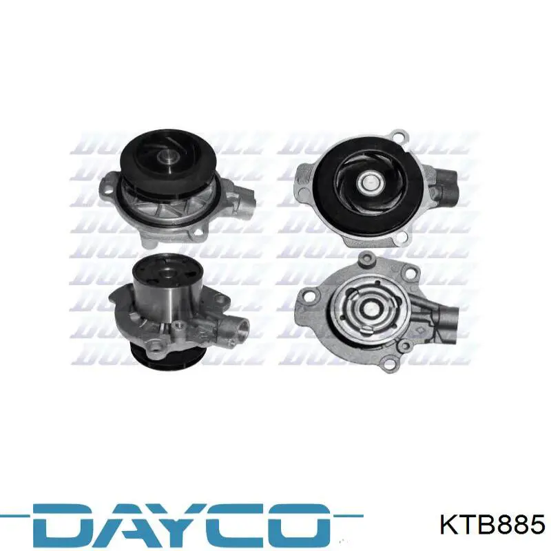 Ремень ГРМ, комплект Dayco KTB885