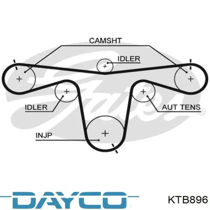 Купить KTB896 Dayco Комплект ГРМ