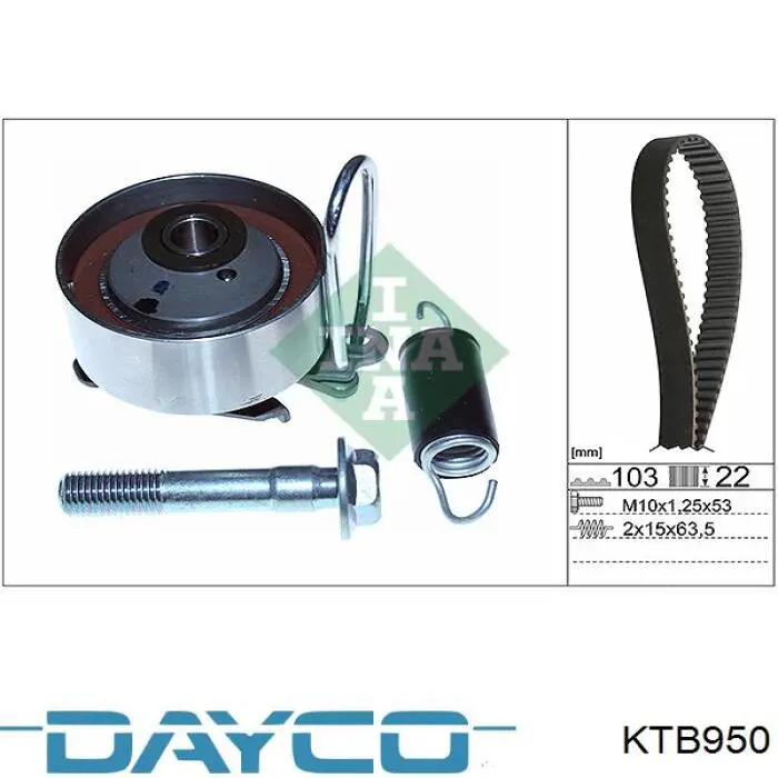 Комплект ГРМ KTB950 Dayco
