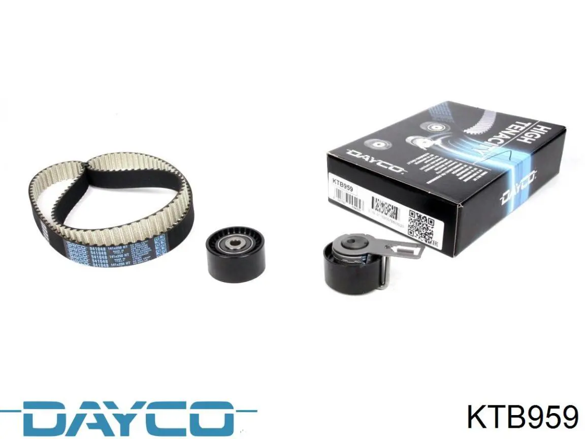 Ремень ГРМ, комплект Dayco KTB959