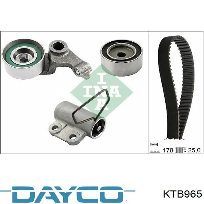 ГРМ ремни, комплект Dayco KTB965 цена, от 176.53 USD
