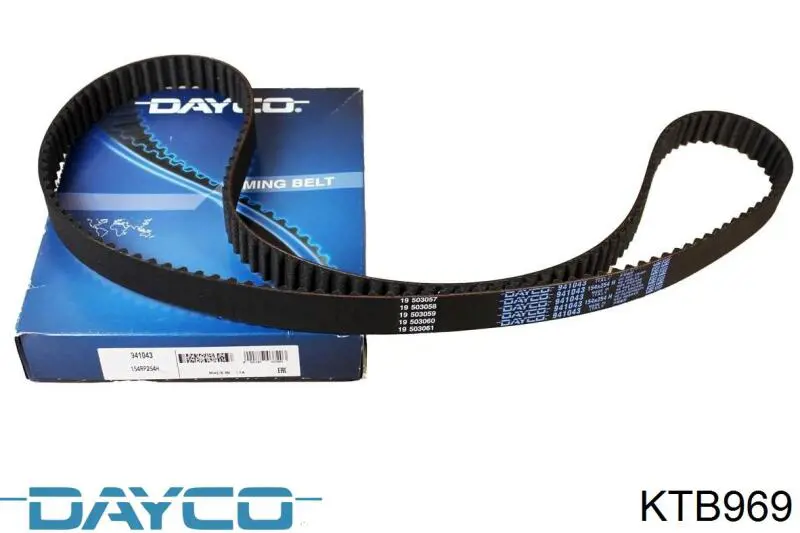 Ремень ГРМ, комплект Dayco KTB969