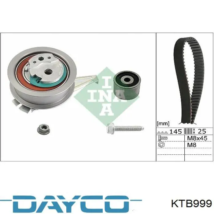 Купить KTB999 Dayco Комплект ГРМ