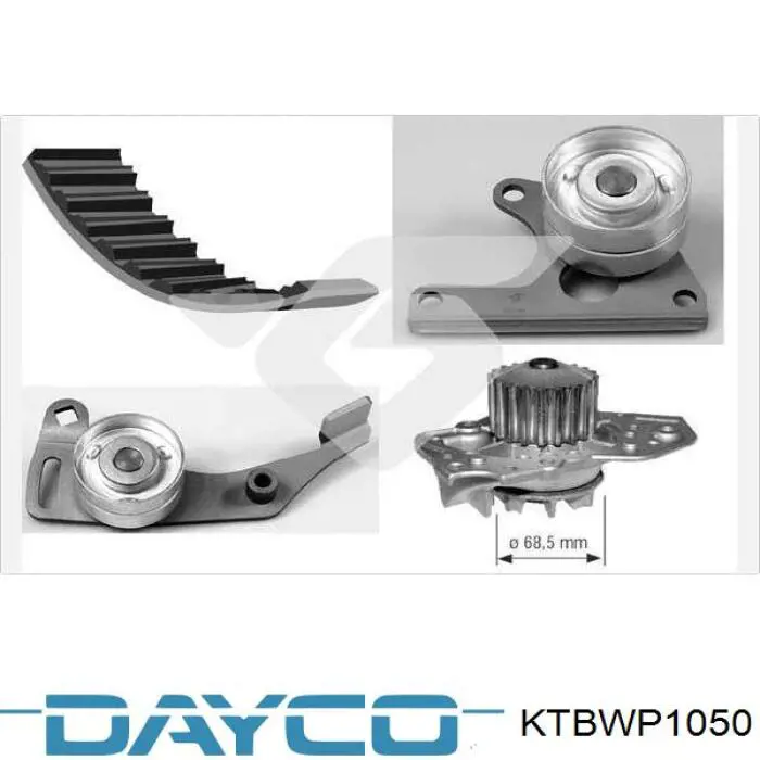 Купить KTBWP1050 Dayco Комплект ГРМ