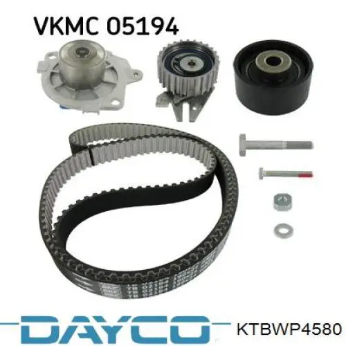 Комплект ГРМ KTBWP4580 Dayco
