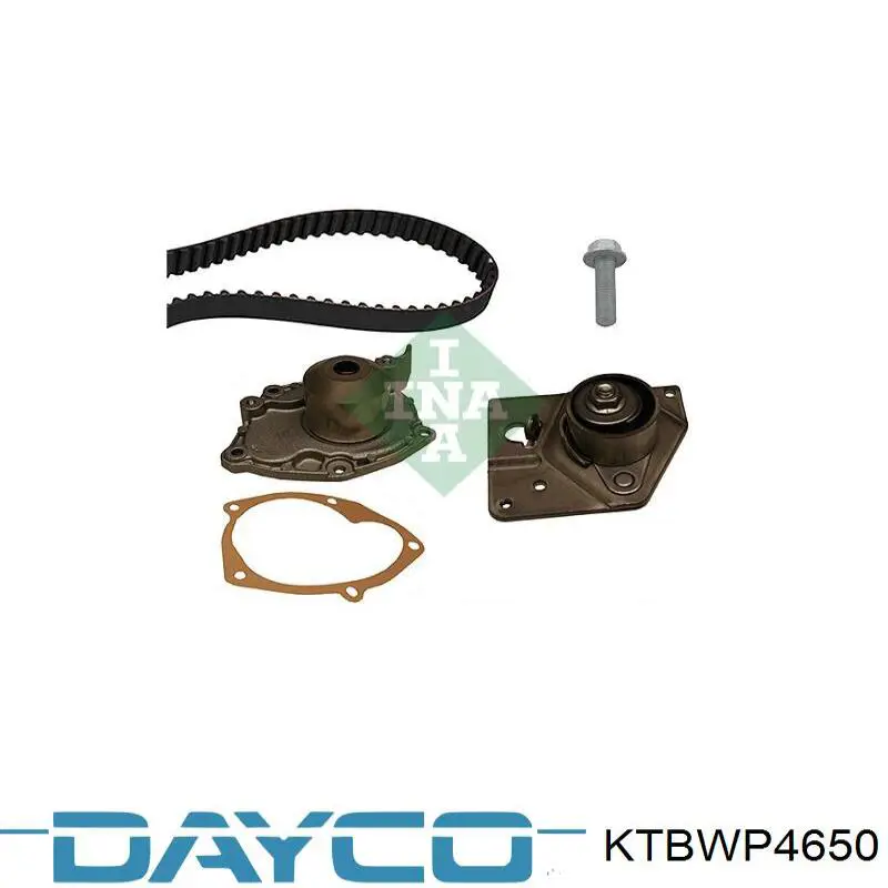 Ремень ГРМ, комплект Dayco KTBWP4650