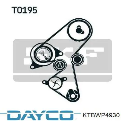 KTBWP4930 Dayco комплект грм