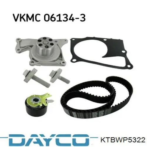 Комплект ГРМ KTBWP5322 Dayco
