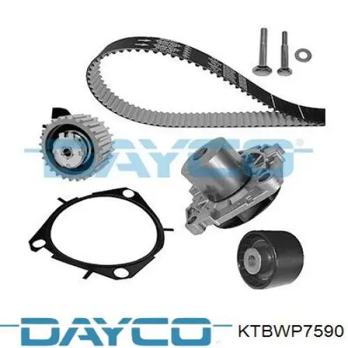 ГРМ ремни, комплект Dayco KTBWP7590 цена, от 127.70 USD