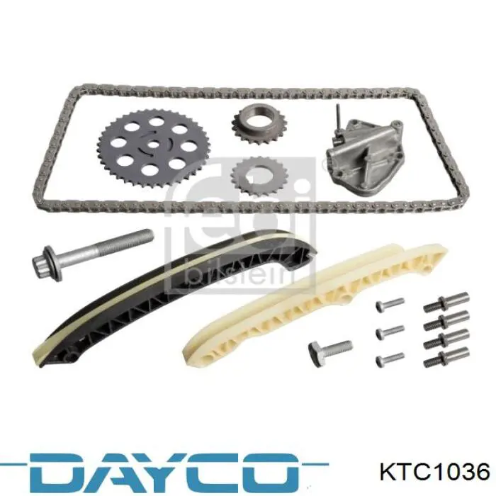 Ремкомплект ГРМ Dayco KTC1036 цена, от 111.60 USD