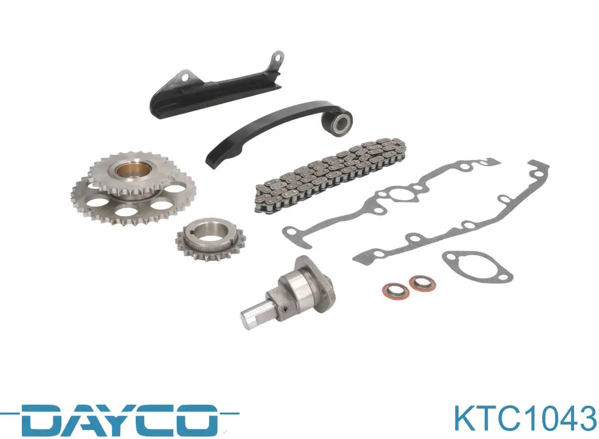 KTC1043 Dayco cadeia do mecanismo de distribuição de gás, kit