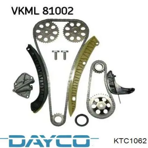 Ремкомплект ГРМ Dayco KTC1062 цена, от 136.60 USD