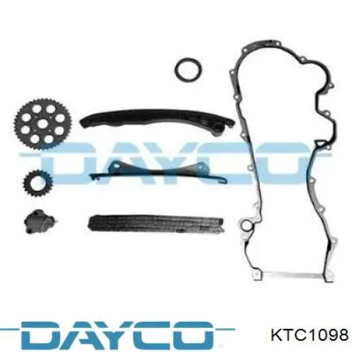 KTC1098 Dayco cadeia do mecanismo de distribuição de gás, kit