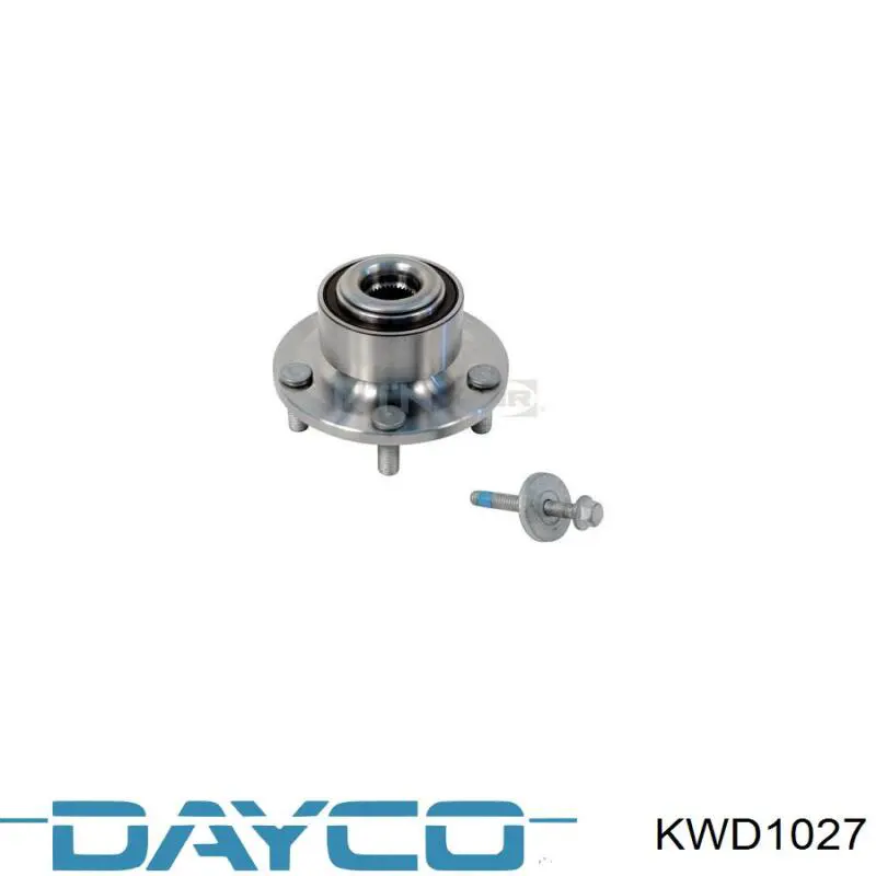 Cubo de rueda delantero KWD1027 Dayco