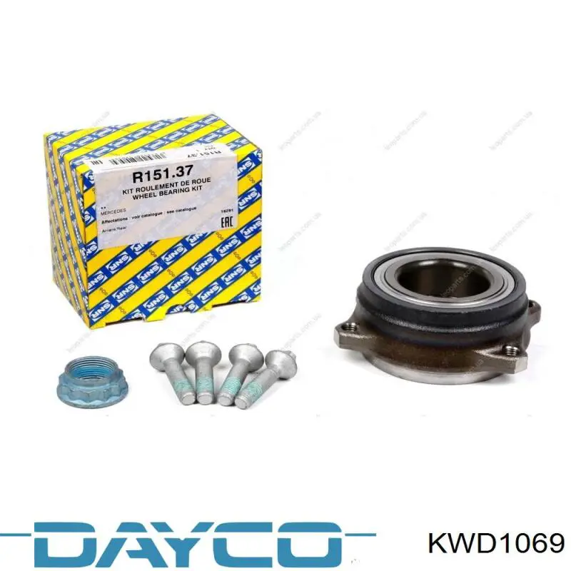 Подшипник задней ступицы KWD1069 Dayco