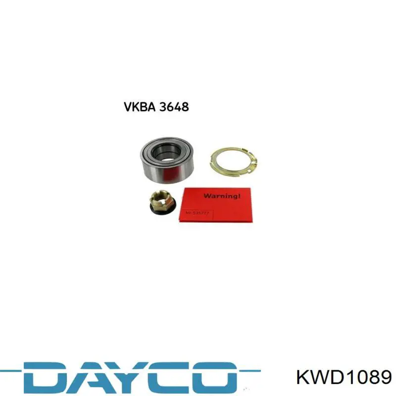Купить KWD1089 Dayco Подшипник передней ступицы
