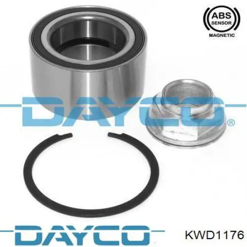 Комплект подшипника ступицы колеса Dayco KWD1176 цена, от 54.23 USD