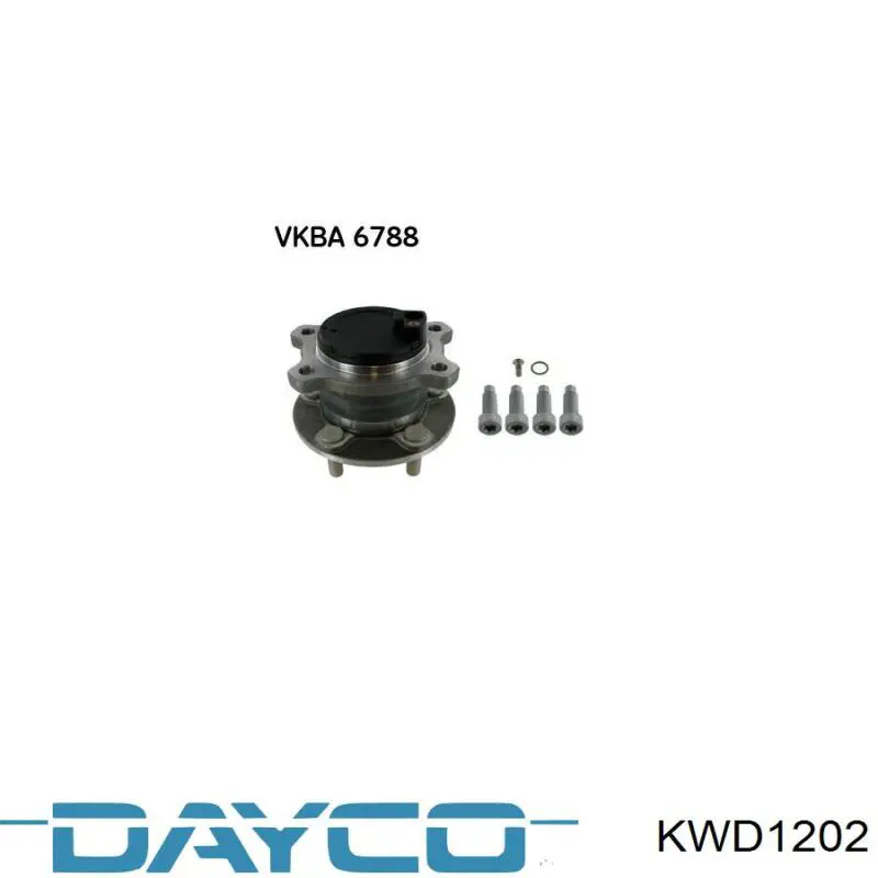 KWD1202 Dayco cubo traseiro