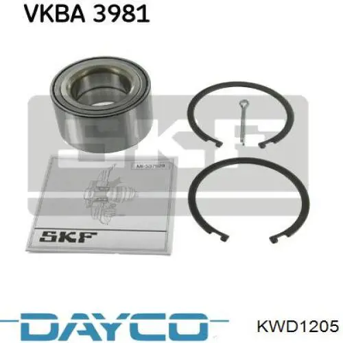 Комплект подшипника ступицы колеса Dayco KWD1205 цена, от 28.15 USD