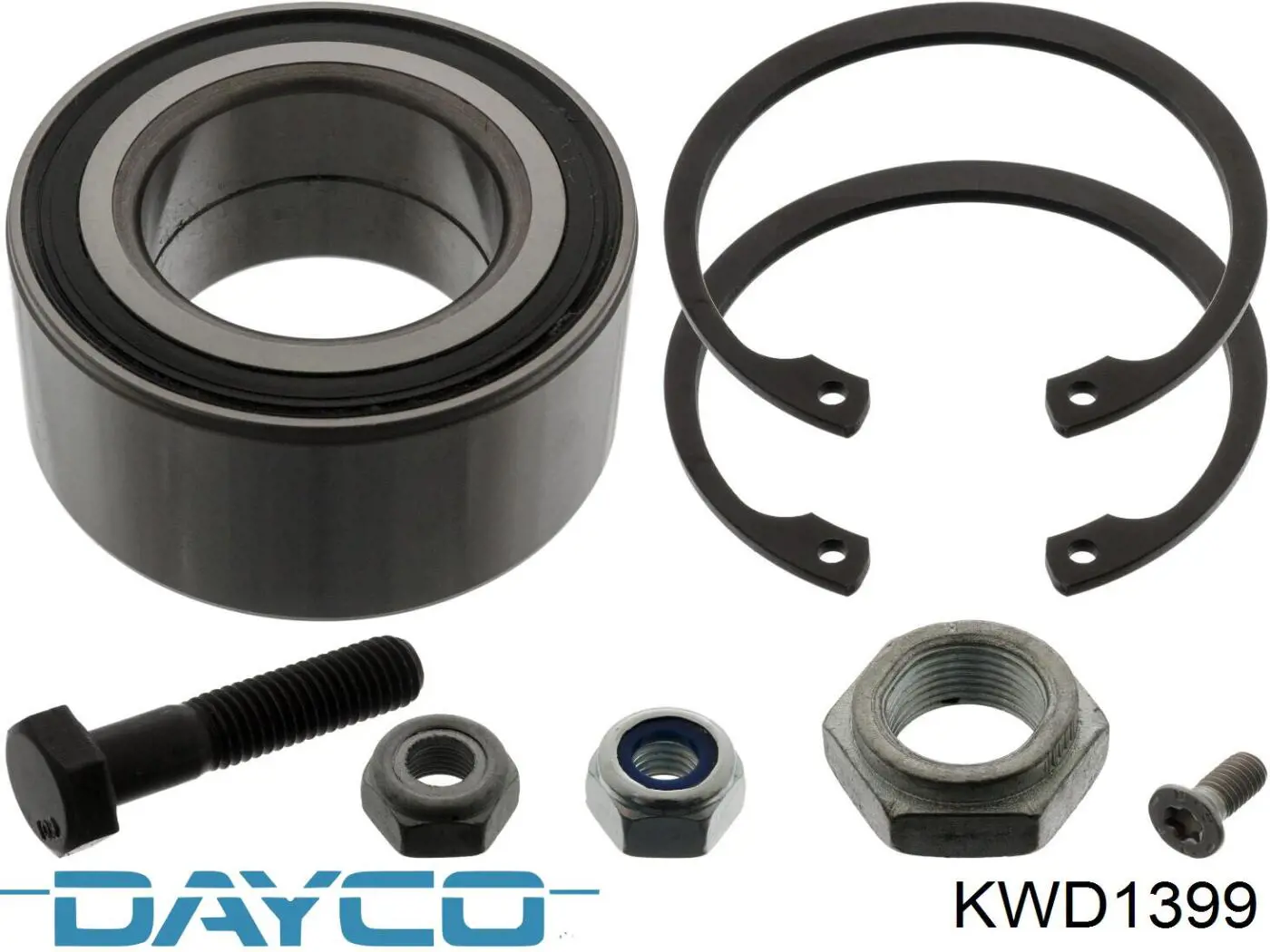 Подшипник ступицы передней/задней KWD1399 Dayco