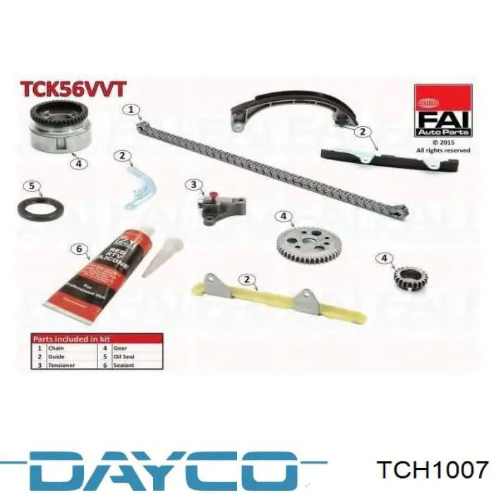 Цепь ГРМ 1350697401 Daihatsu