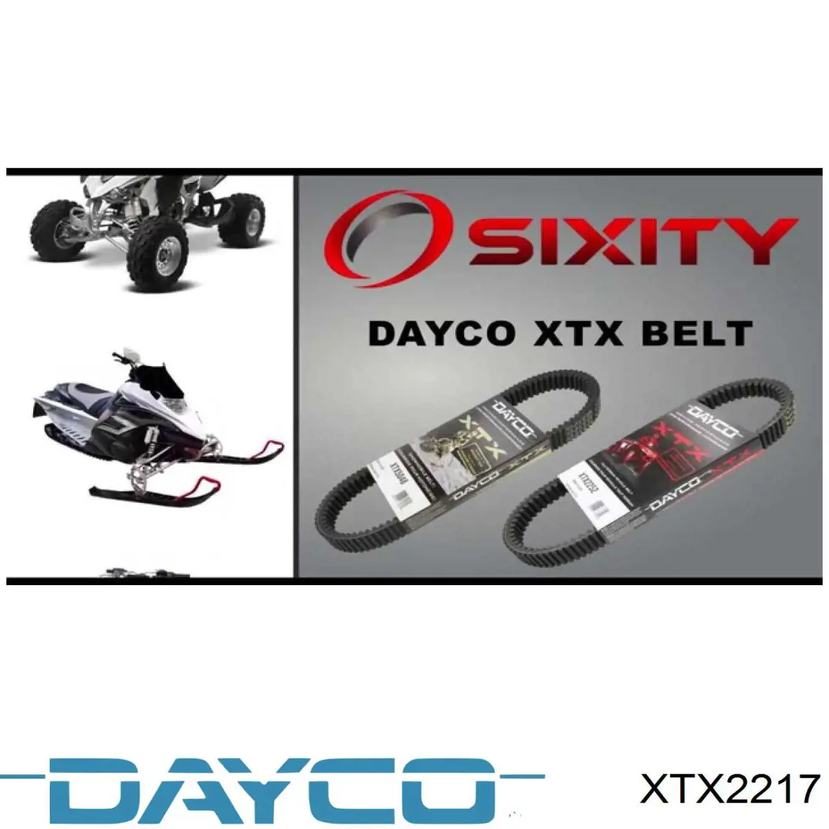 Ремень вариатора Dayco XTX2217 цена, от 59.23 USD