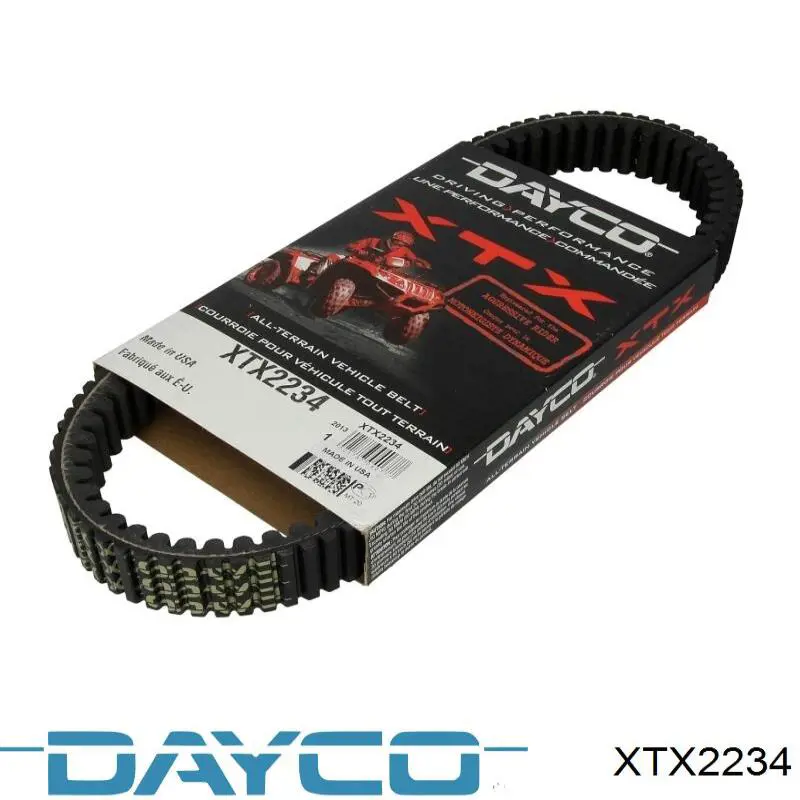 XTX2234 Dayco correia de variador