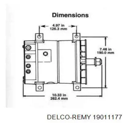 Купить 19011202 Delco Remy Генератор