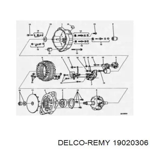 Генератор F4HT10300GA Ford