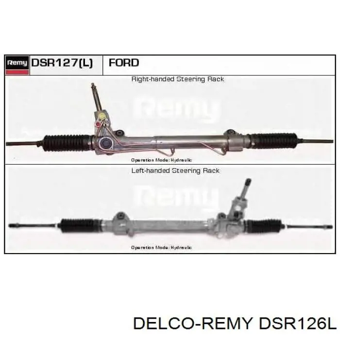 Рулевая рейка DSR126L Delco Remy