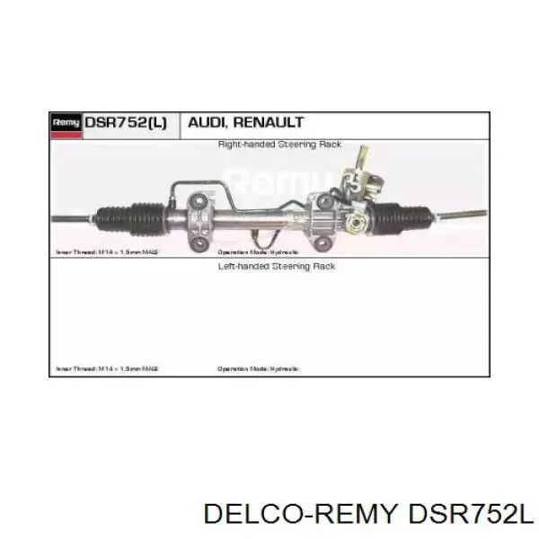 Рулевая рейка 7701351918 Renault (RVI)