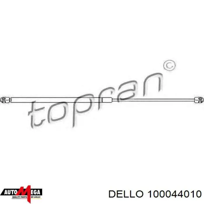 Амортизатор багажника 100044010 Dello/Automega