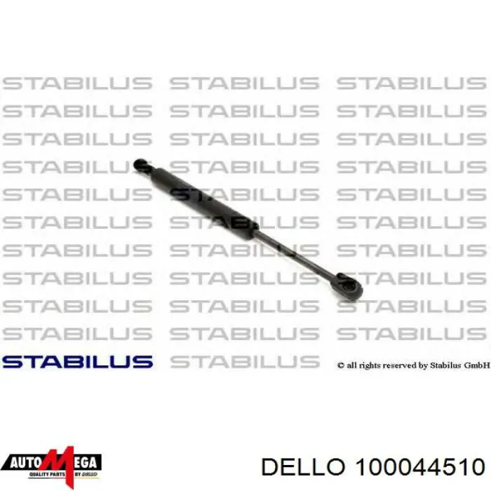 100044510 Dello/Automega Амортизатор крышки багажника