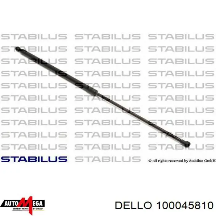 Купить 100045810 Dello/Automega Амортизатор двери багажника