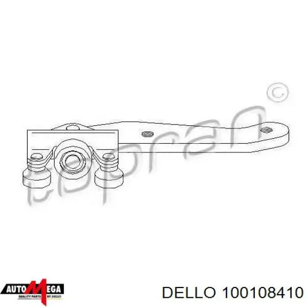 Ролик двери боковой/сдвижной, правый нижний Dello/Automega 100108410 цена, от 7.17 USD