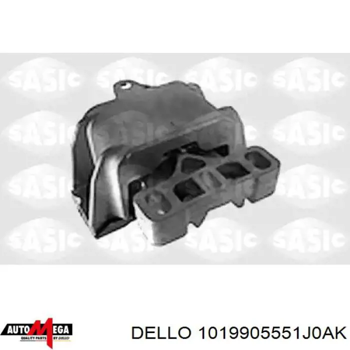 1019905551J0AK Dello/Automega подушка трансмиссии (опора коробки передач)