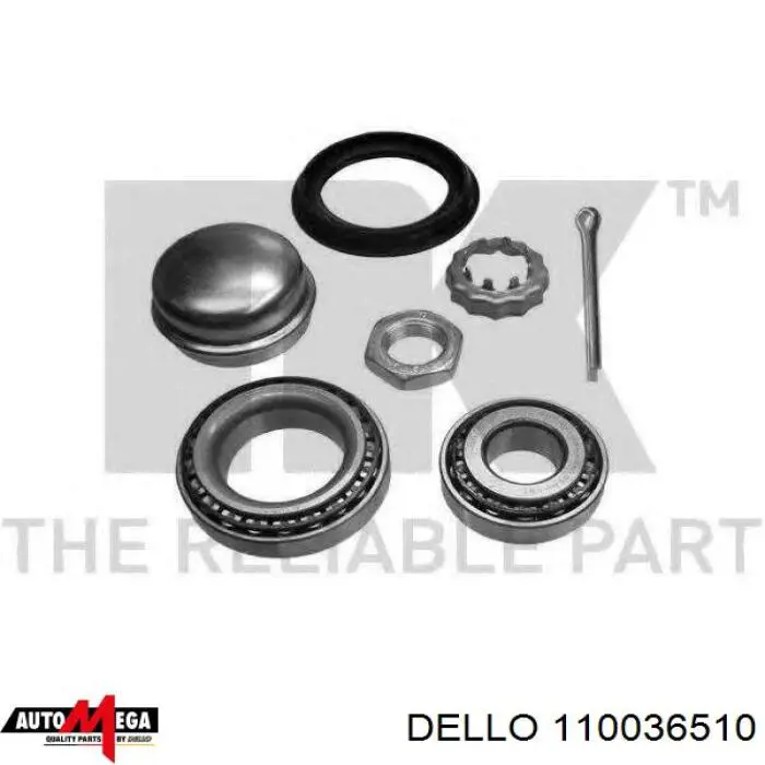 Подшипники задней ступицы Dello/Automega 110036510 цена, от 6.18 USD
