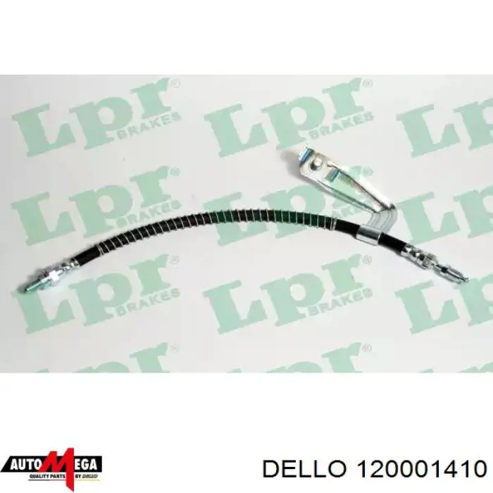 120001410 Dello/Automega шланг тормозной передний левый