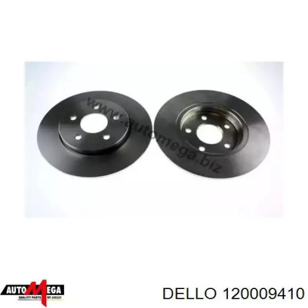 120009410 Dello/Automega диск тормозной задний