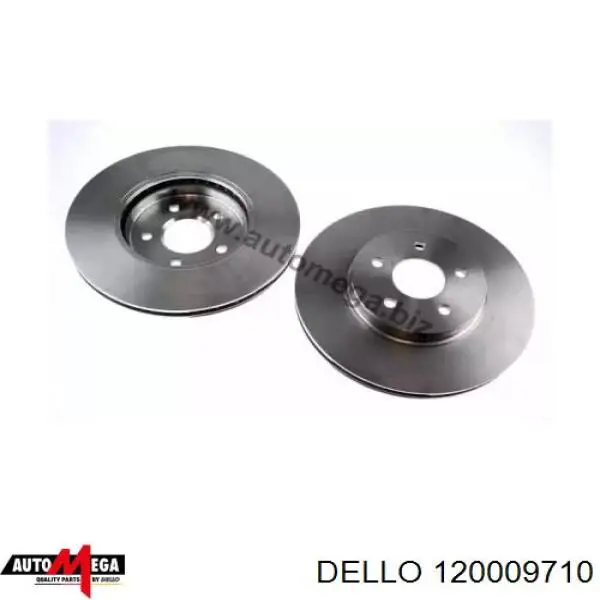 120009710 Dello/Automega диск тормозной передний
